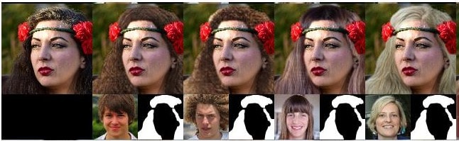Realistic hair synthesis with generative adversarial
                                networks